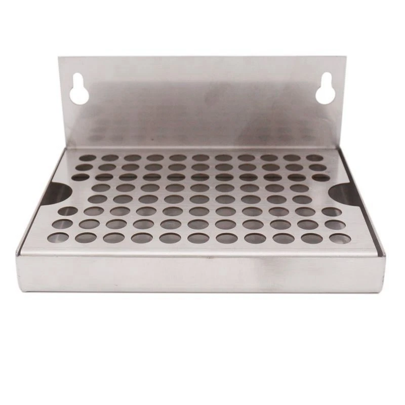 

Wall Mount Beer Drip Tray No Drain 304 Stainless Steel Homebrew Kegging Draft Beer Promotion