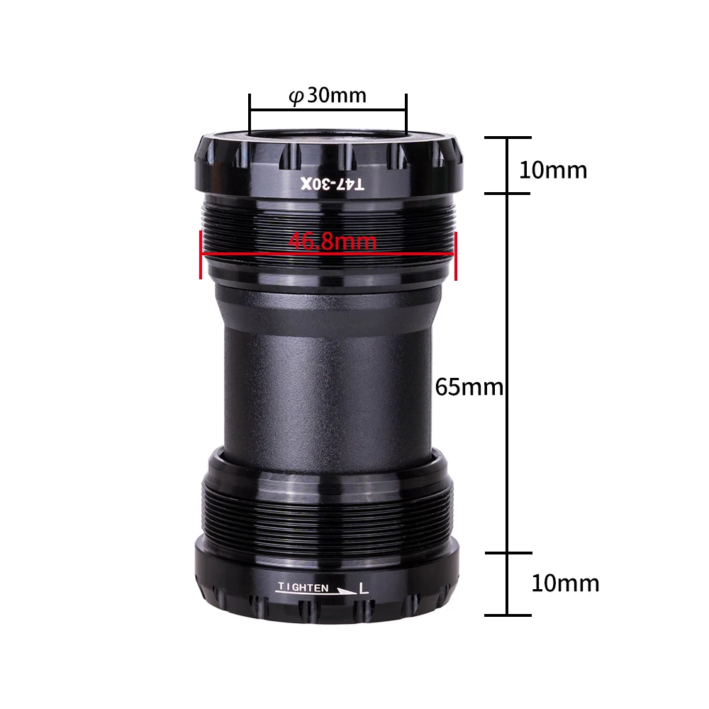 Bicycle T47 Bottom Bracket 24 Crankset DUB 29 30mm Sealed Bearing Thread 47 68 73mm Shell 28.99mm Spline Axis MTB Road Bike bicycle bottom bracket
