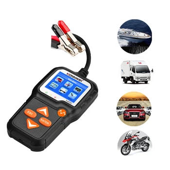 

Battery Tester 12V 6V Automobiles Motorcycle Mower Battery System Analyzer 2000CCA Car Repait Diagnostic Test Tools KW650