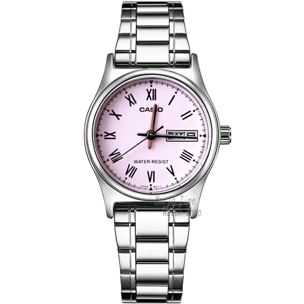 LTPV006D4B Casio часы женские часы лучший бренд класса люкс Водонепроницаемый Кварцевые часы женские женские подарки Часы светящиеся спортивные часы relogio feminino reloj mujer montre homme bayan kol saati zegarek damski LTPV006 - Цвет: LTPV006D4B