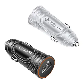

Car USB Charger Quick Charge 3.0 Fast Car Mobile Phone Charger Tablet Adapter C6UB