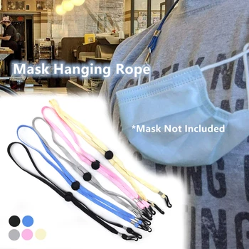 

15/10/1 pcs Mask Lanyard Mask Elastic Bands Anti-lost Anti-drop Mask Hanging Rope Adjustable Mask Rope strap Sewing Accessories