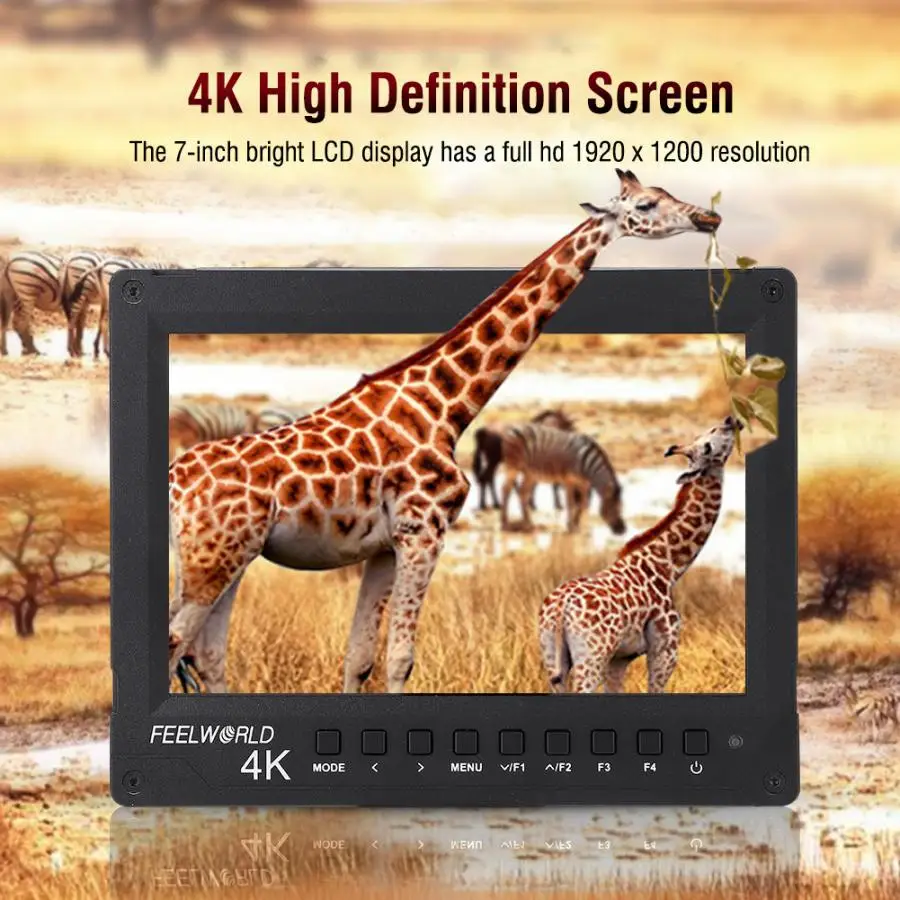 Feelworld A737 легкий 7 дюймов ips экран 4 к Full HD монитор камеры монитор для DSLR камеры s фотографии монитор
