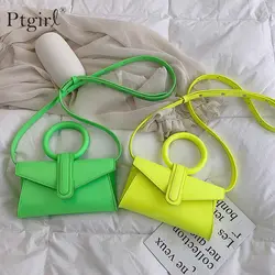 Женская сумка через плечо, универсальная сумка с клапаном, Ptgirl 2019, Повседневная Женская Мини-Портативная сумка, шикарная сумка на груди