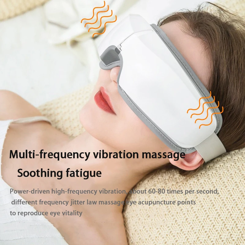 4D Smart Airbag Vibration Eye Massager Eye Care Instrument Hot Compress Bluetooth Eye Fatigue Massage Glasses