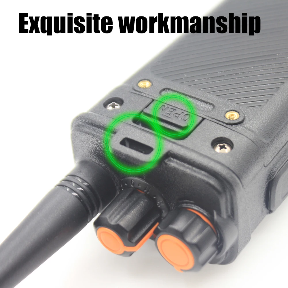 ANYSECU UVF9plu Dual Band Dual Standby Walkie Talkie  87-108MHz FM Radio 10W/1W with frequency counter function ANYSECU UVF9plus