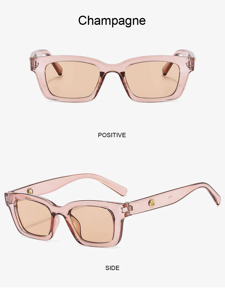 Platz Vintage Sonnenbrille Frau Luxus Marke Sonnenbrille Männlich Weiblich Gradienten Spiegel Retro Dame Oculos De Sol Feminino – Detail 9