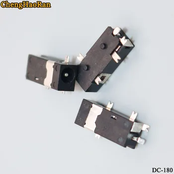 

ChengHaoRan 2pcs/lot DC power socket Five-legged patch SMD For laptop interface black with column