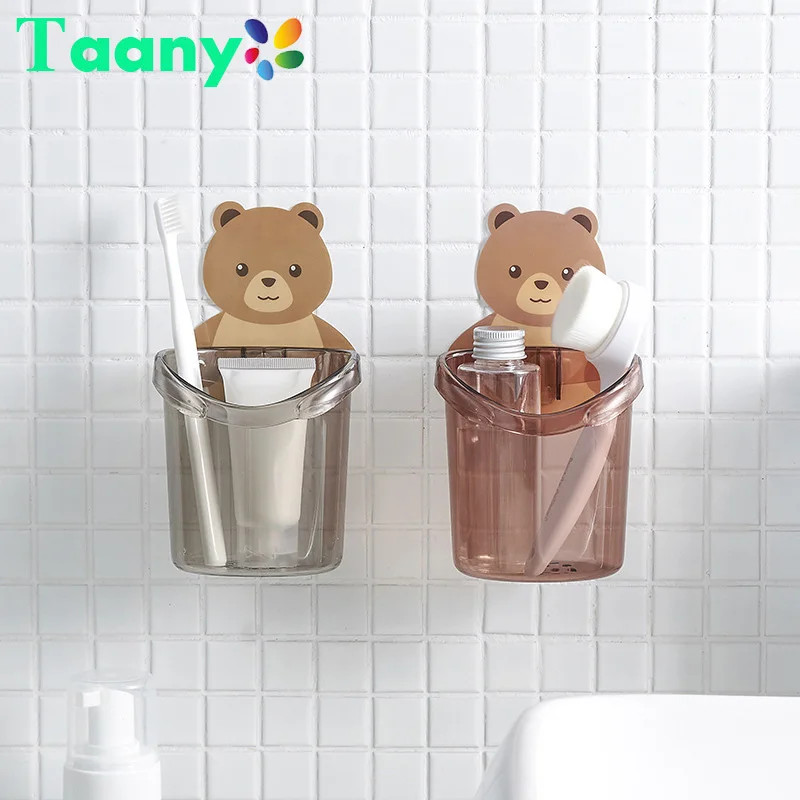 Bathroom Accessories Set Home Bathroom Accessories Set Toothbrush Holder Toothpaste Storage Rack Wall Mount Toothbrush Cup Rack Stand Child