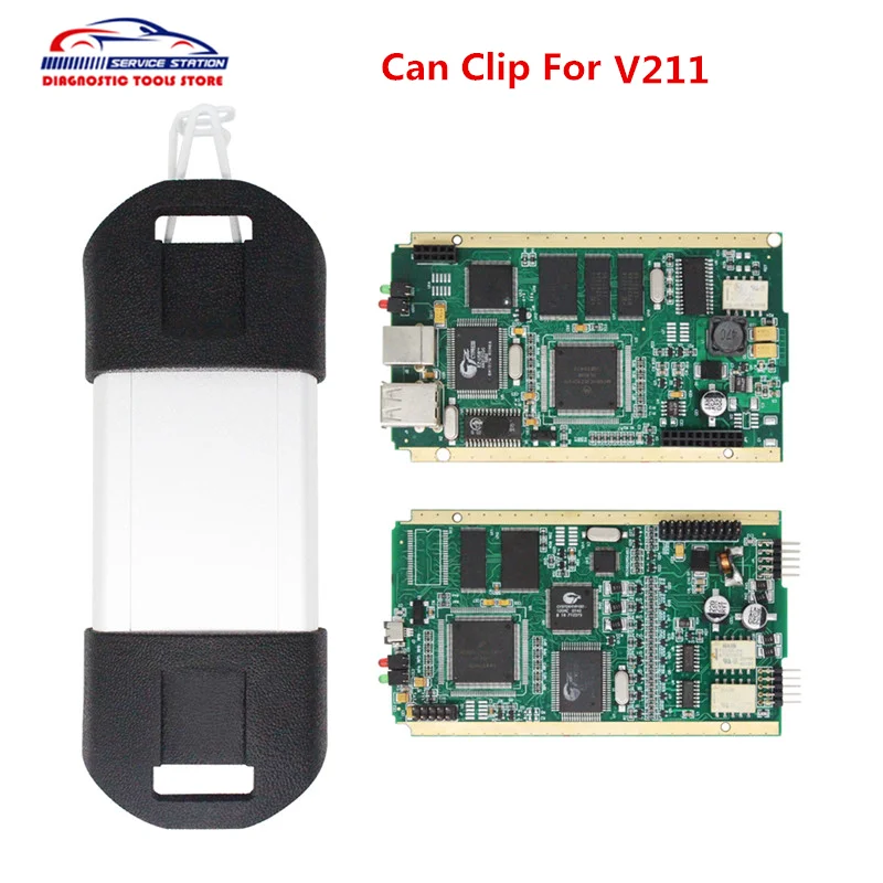 Best Sellers AN2131QC Full Chip Can Clip V211 Auto Diagnostic Interface Gold PCB For Cars 1998-2020 Free Shipping | Автомобили и
