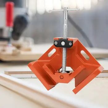 

Carpenter Tool 90 Degree Corner Right Angle Clamp T Handle Vice Grip Woodworking Quick Fixture clamps Hardware Tools