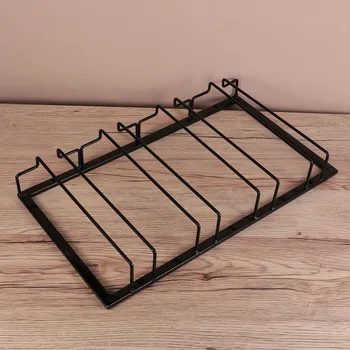 

1pc Glass Cup Holder Fashion Delicate Exquisite Iron Art Wine Glass Rack for Store Home