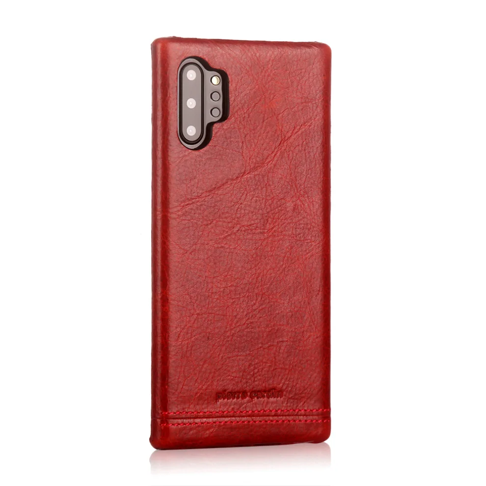 Чехол из натуральной кожи для samsung Galaxy Note 10/Plus, Роскошный Жесткий чехол для samsung Note10 Plus