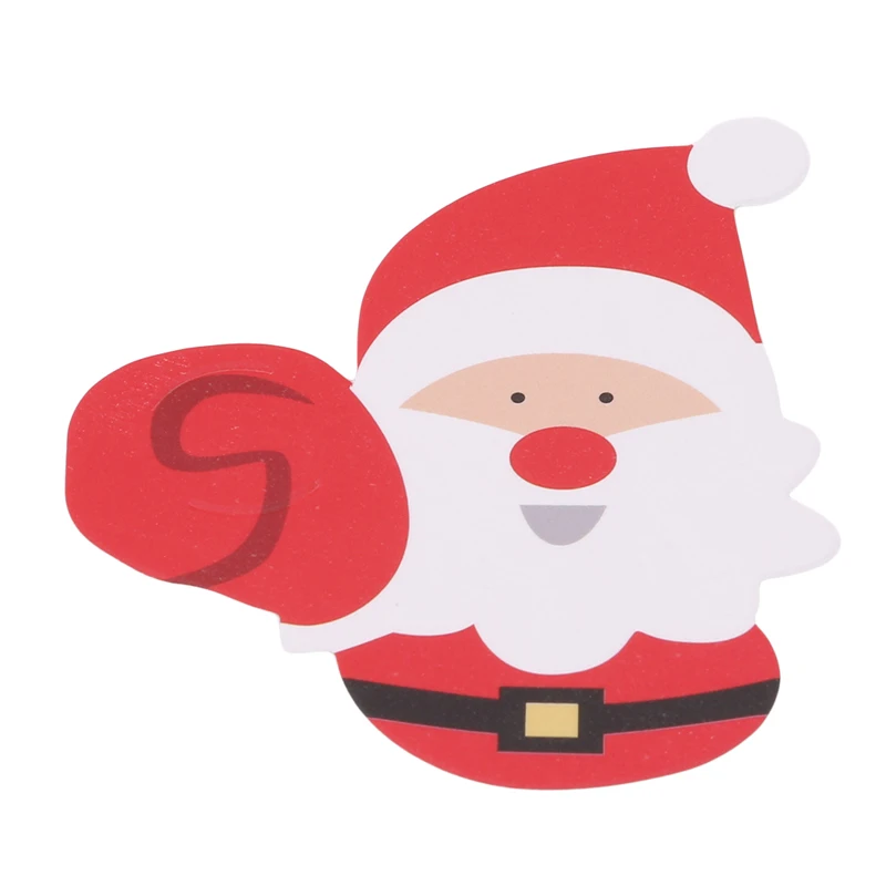 Santa Claus 50pcs 10 шт./лот Снежинка звезда Санта Клаус сапоги колокольчики Рождественская елка подвесные деревянные украшения вечерние рождественские украшения для дома - Цвет: Santa Claus 50pcs