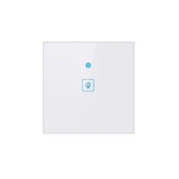 

Touch Switch Smart Light Switch Panel Plastic Wall Interruptor 1/2/3 Gang Work With Alexa Google Home 1 Set
