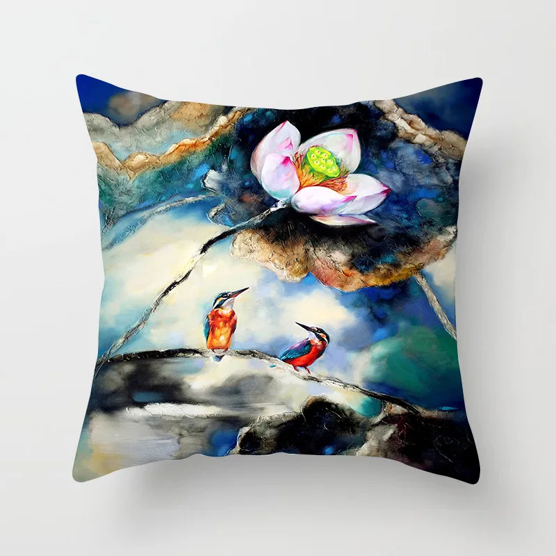 Чехол для подушки с абстрактным изображением Fuwatacchi крутой мягкий декоративный