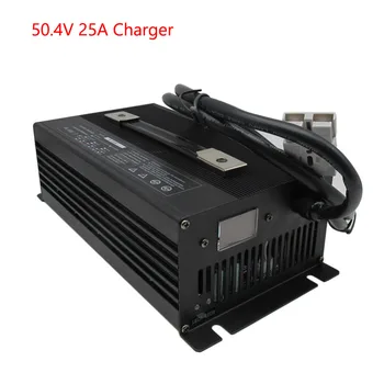 

1500W 44.4V 25A Li-ion charger Ouput 50.4V 25A Charger Used for 12S Lithium battery pack golf cart charger
