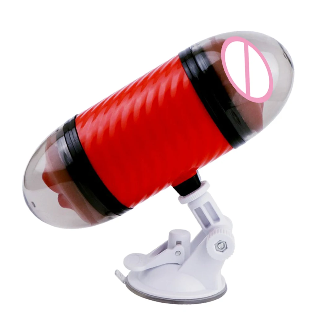 Manual Double Heads Realistic Oral & Vagina Masturbation Massage Cup Male Exerciser Sex Toys for Men