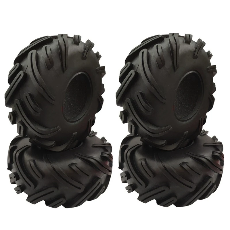 4PCS RC Rock Crawler 2.2 inch Tires Soft 140mm Tyre With Foams for Axial Wraith RR10 SCX10 Jeep Wrangler TRX-4 TRX4 2.2 WHEEL