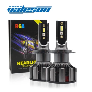 

Valesun LED Car Bulb RGB Changing with Musical Rhythm 12V Canbus Bluetooth Remote Control Canbus Error Free