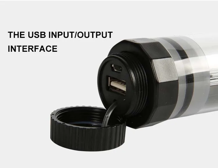 Водонепроницаемый походный светильник IP68 8000 мАч аккумулятор USB Перезаряжаемый походный тент светильник Powerbank видео светильник для всплывающей палатки рыбалки