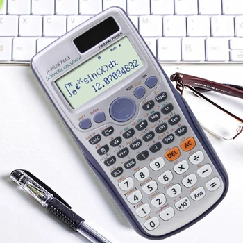 

Math Handheld Pocket Study Student Home 417 Functions Tool Stationery Two Ways Power ABS School Office Scientific Calculator