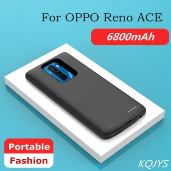 

KQJYS 6800mAh Portable Backup Charging Cover for OPPO Reno ACE Battery Case Power Bank Battery Charger Cases for OPPO Reno ACE
