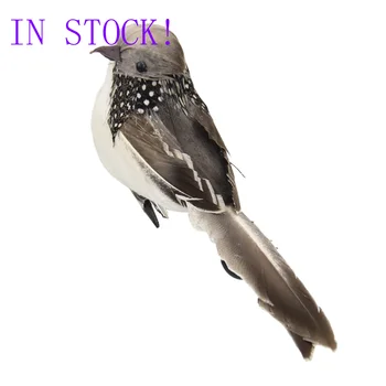 

Mini Fake Birds Artificial Feather Foam Doves Wedding Garden Decoration Ornament For Children Kids Toys Funny Accessories