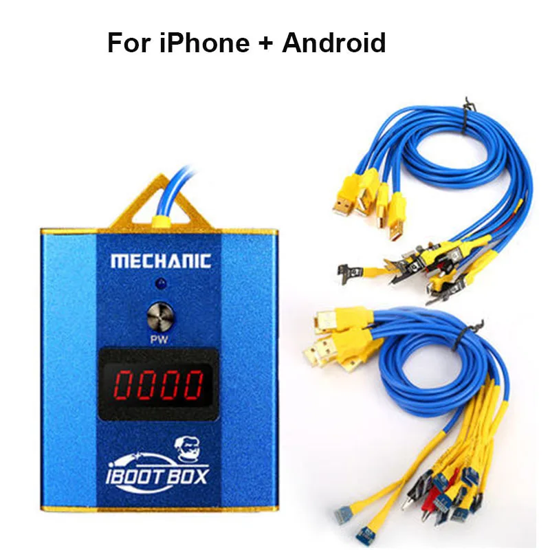 iPhone and Android Механик iBoot блок питания Тестовый Кабель материнская плата для iPhone Android мобильный телефон ремонт батареи Загрузочная линия - Цвет: iPhone and Android
