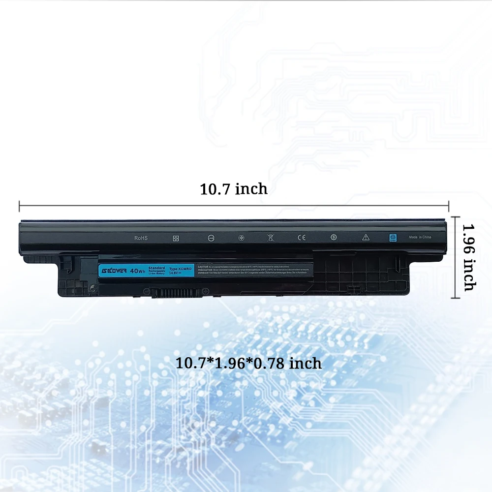 Dell Inspiron 15 7000 Battery 40wh Xcrd 14.8V Battery For DELL Inspiron 15 3000 Series 15 3521 3537 3531 3542 3543 3541 3878 15r 5521 5537 17 3721 3737 17r 5737 5721 14 3421 3442 3443 1909522911 Dell Inspiron 15 5000 Battery - Foto 3