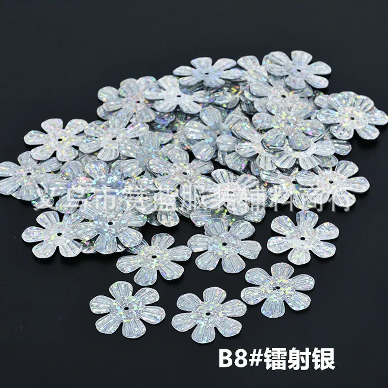 B8 22/30 мм plum блестки подходят для посылка сцены пайетки для поделок 20g - Цвет: B8