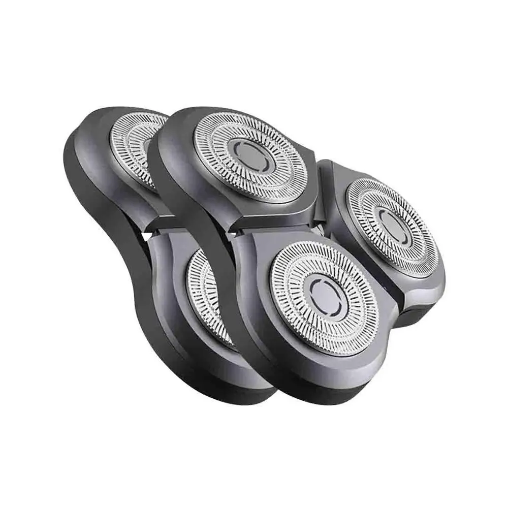 Replacement 2 Pcs Xiaomi Mijia электрическая бритвенная Бритва для мужчин сухой влажный станок для бритья триммер для бороды перезаряжаемый основной-Sub двойное лезвие турбо+ режим - Цвет: Replacement 2 Pcs