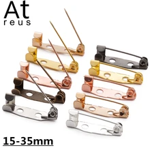 50pcs/lot 15 20 25 30 35 mm Rhodium Brooch Clip Base Pins Safety Pins Brooch Settings Blank Base For DIY Jewelry Making Supplies 50pcs/lot 15 20 25 30 35 mm Rhodium Brooch Clip Base Pins Safety Pins Brooch Settings Blank Base For DIY Jewelry Making Supplies