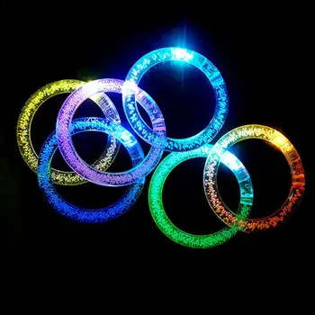 

40 PCS LED Bracelets Replacement Batteries Premium Glow In The Dark For Super Safety Multicolor Bracelets Halloween Glowing Toy