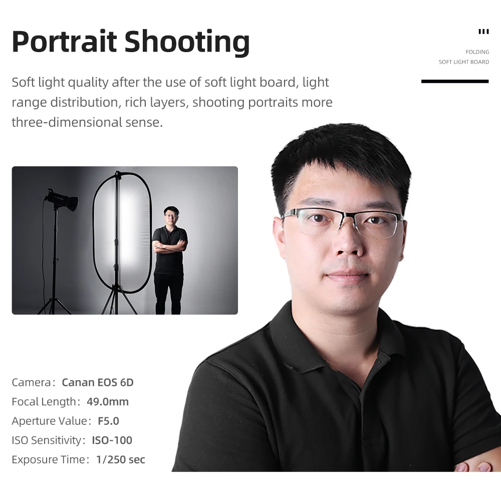 80x120cm 100x150cm 150 x 200cm Portable Oval Multi-Disc Transparent White Reflector Collapsible Studio Photo Diffuser photography reflector macro photography diffuser