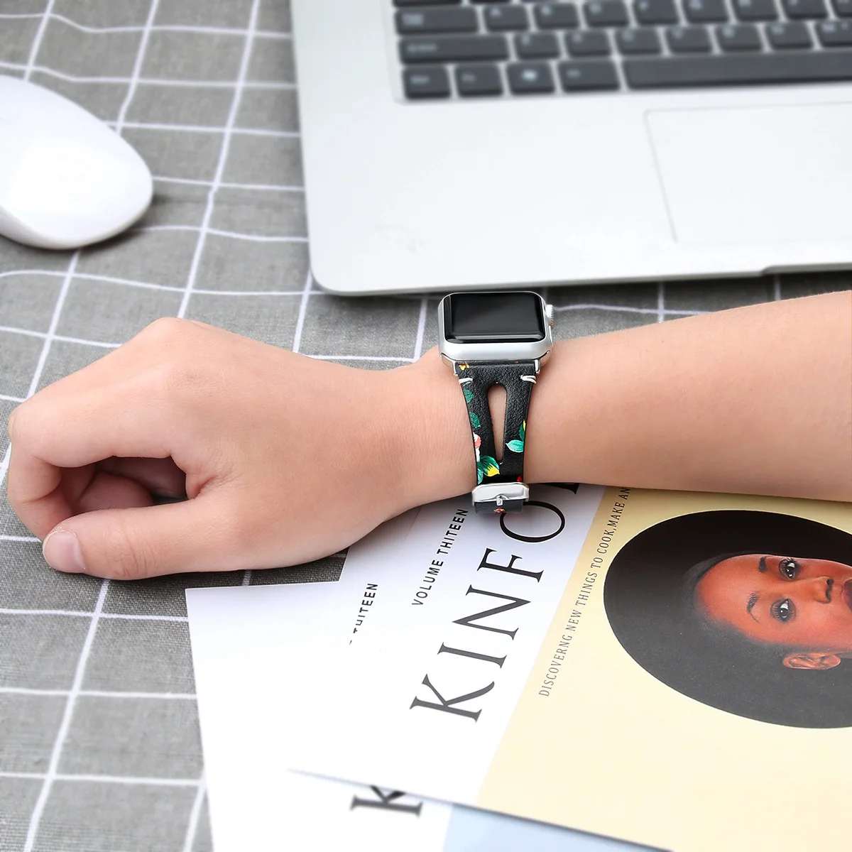 Кожаный ремешок для Apple Watch Series 6 5 4 band 40 мм 44 сменный Браслет apple watch 38 42 iwatch SE