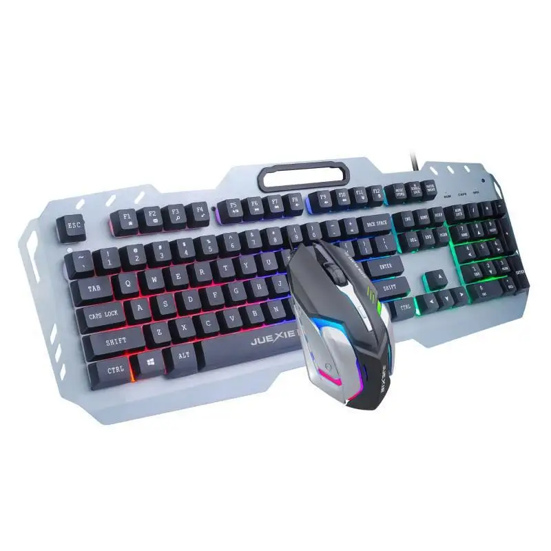 

MG Scorpion A925 Wired Keyboard And Mouse Set Game Machinery Handfeel Metal USB Shining Computer Gaming Keyboard