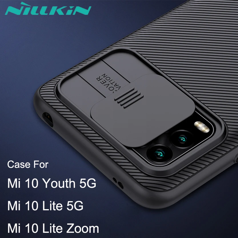 Защитный чехол для камеры Xiaomi Mi 10 Youth 5G Cover MI10 Lite Zoom NILLKIN Camshield Slide Protect Lens
