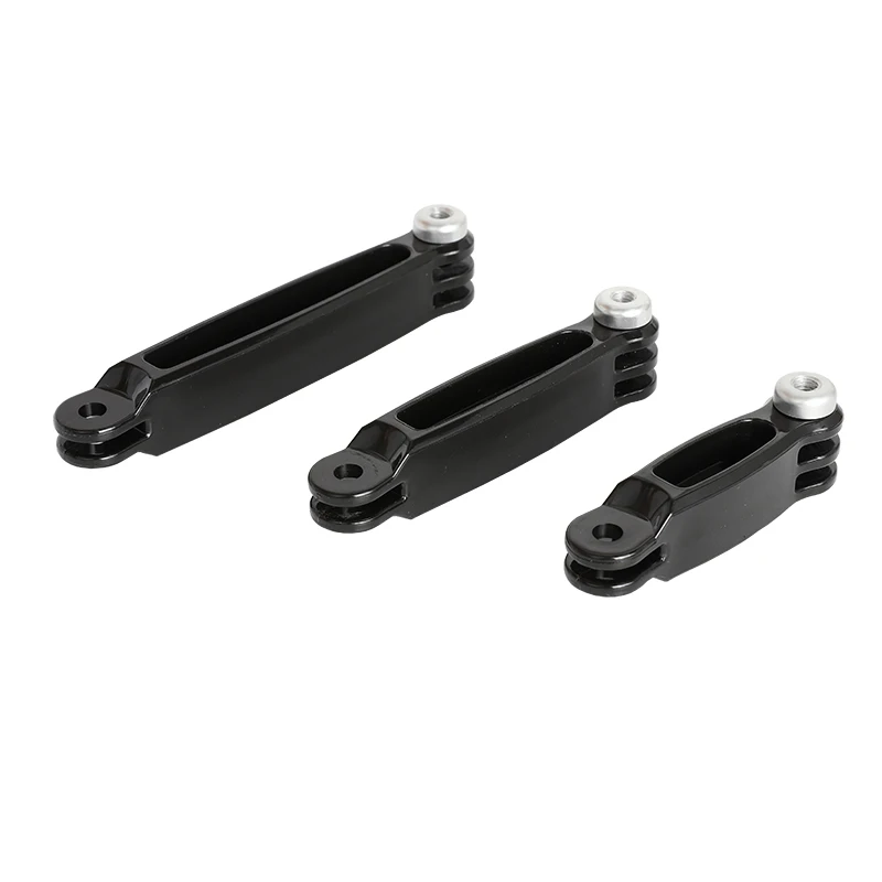 Perche d'extension GoPro 3 voies - Bras articulé + vis, support casque