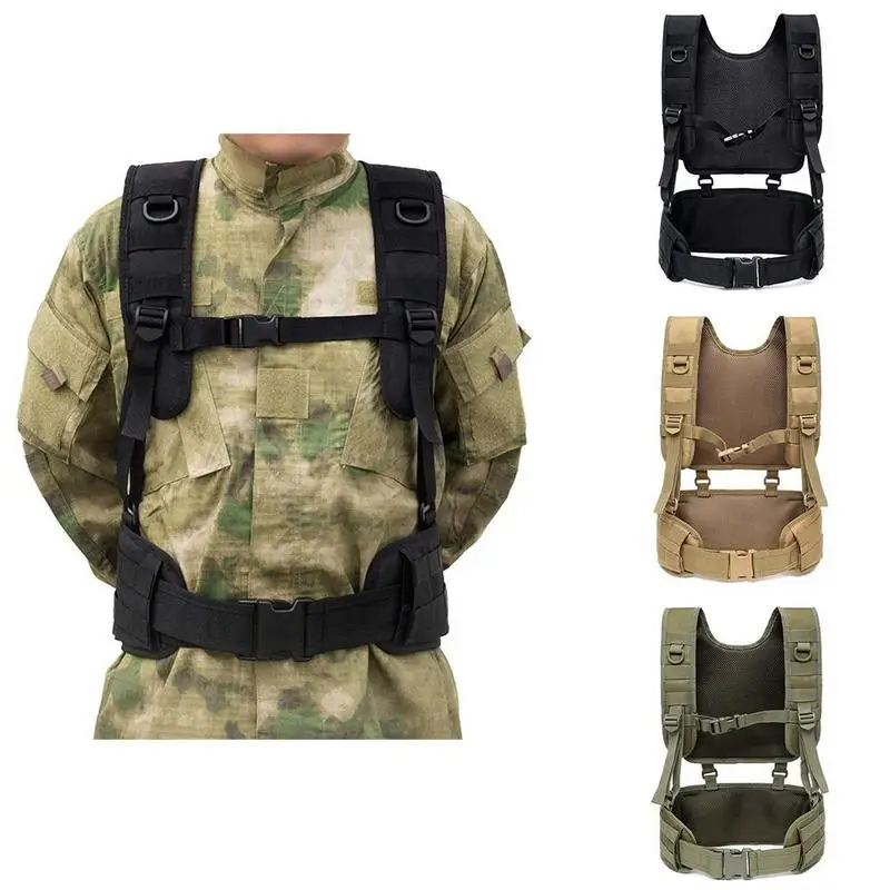 

1 Pcs New Outdoor Tactical Hanging Girdle Breathable Lightweight Shoulder Strap Hanging Belt Hunting Vest