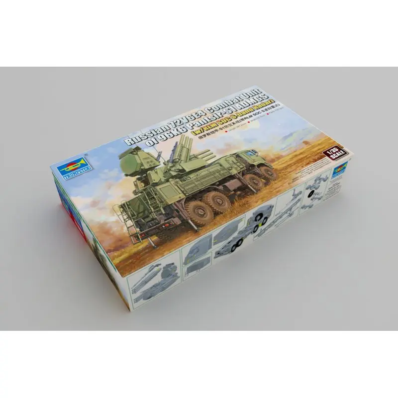 

Trumpeter 01061 1/35 российский 72V6E4 боевой блок 96K6 Pantsir-S1 ADMGS (w/RLM SOC s-полосный радар)-набор моделей