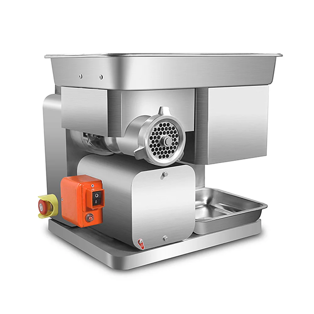 

Commercial Stainless Steel Meat Slicer 1100W Multifunctional Meat Grinder Automatic Slicing Shredded Electric Sausage Machine