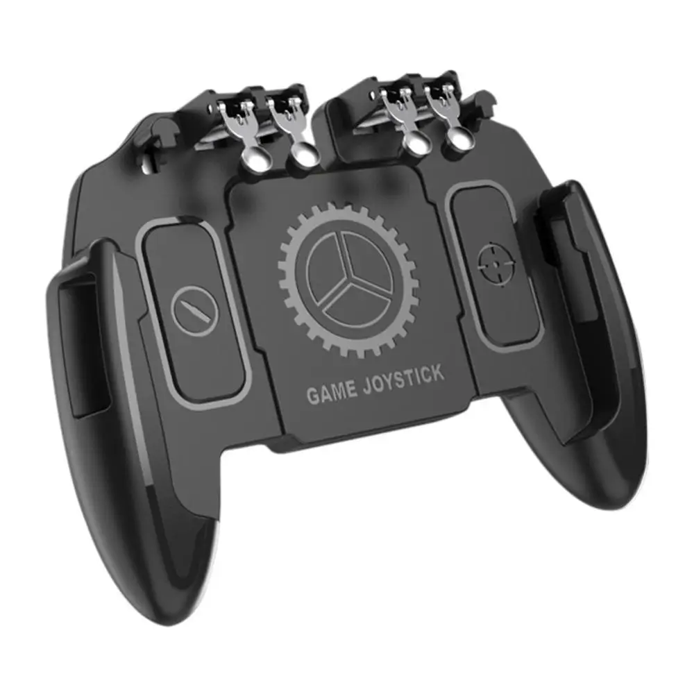  Six Finger PUBG Mobile Shooting Game Controller Gamepad Trigger Aim Button L1R1 Joystick for iPhone