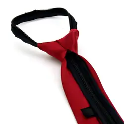 Модный Детский галстук высокого качества на молнии, ленивый галстук для мальчиков, узкий галстук, предварительно завязанный Галстук