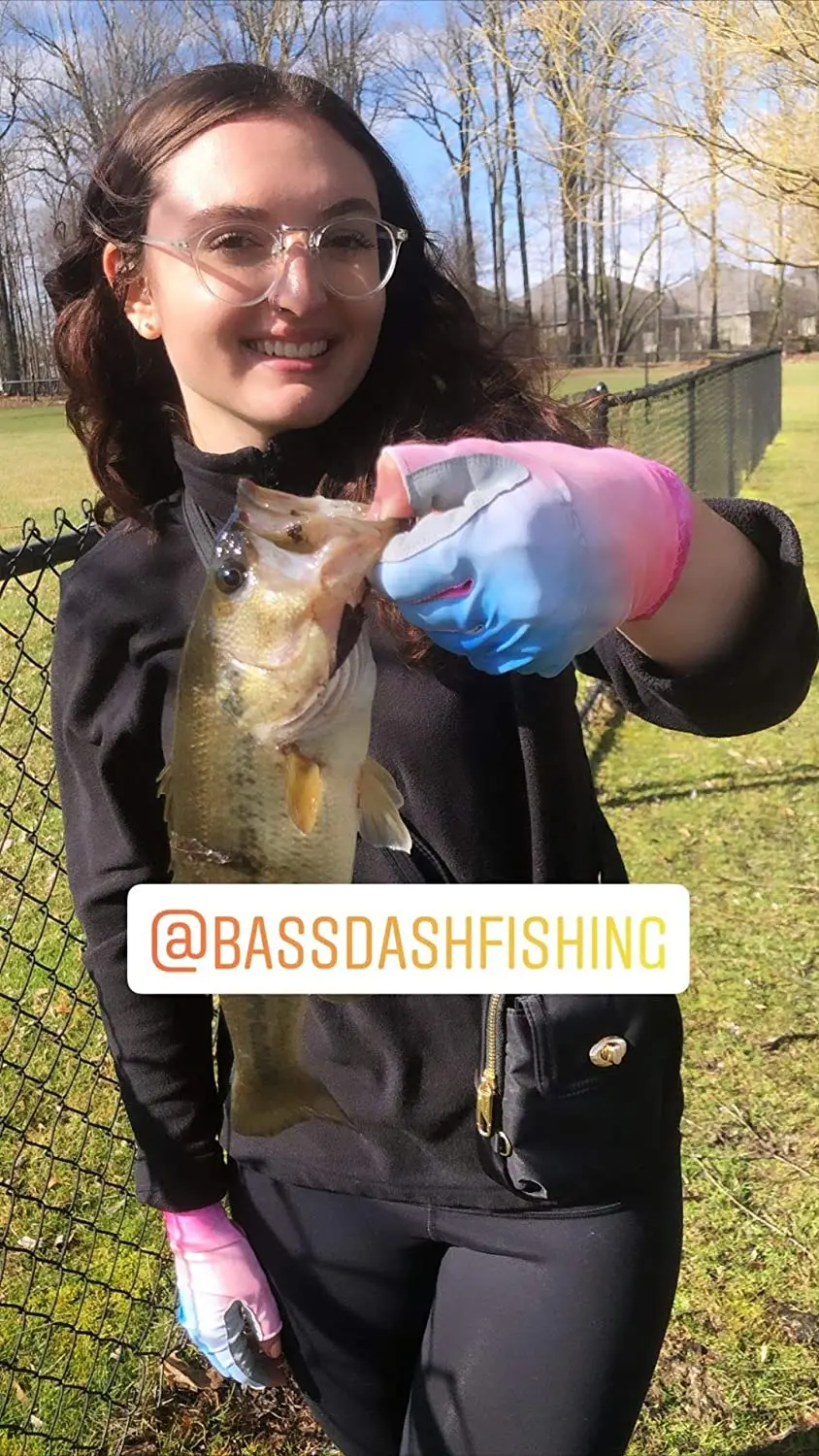 Bassdash ALTIMATE UPF 50+ Women&rsquo;s Fishing Gloves UV Sun Protection Fingerless Gloves for Kayaking Paddling Hiking Cycling