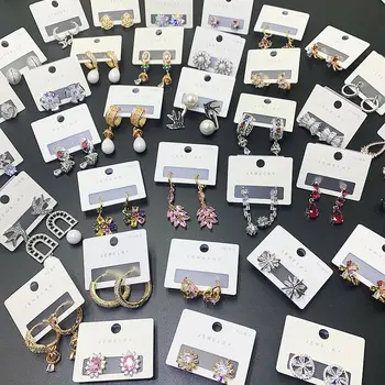 

30 Pairs/lot fashion classical women earrings wholesale small size earring jewelry lot 200731-80