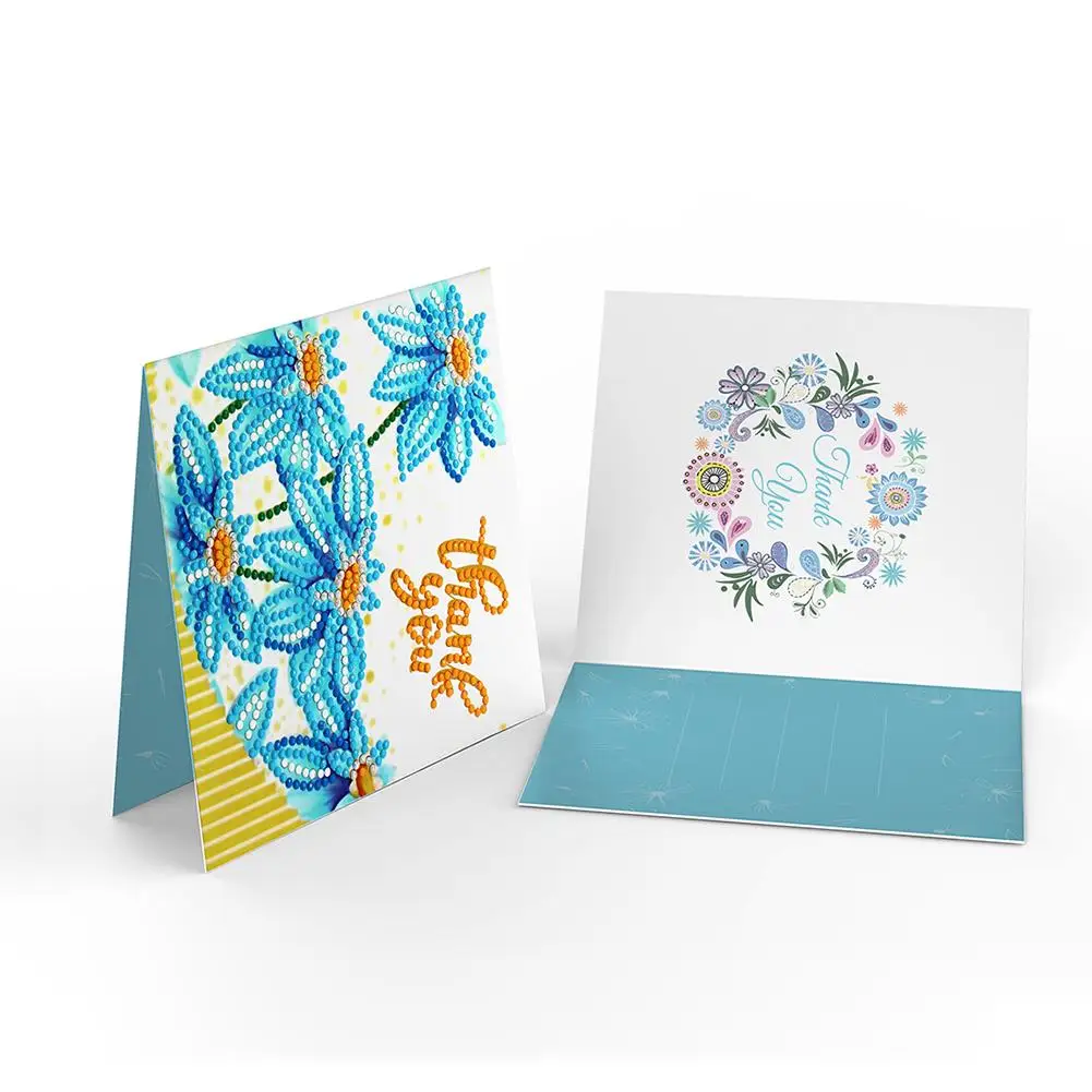 Diamond Painting Card Best Wishes. Happy Birthday. Postcards Envelop. Gift.  Varnished to Protect. Free Shipping -  Australia