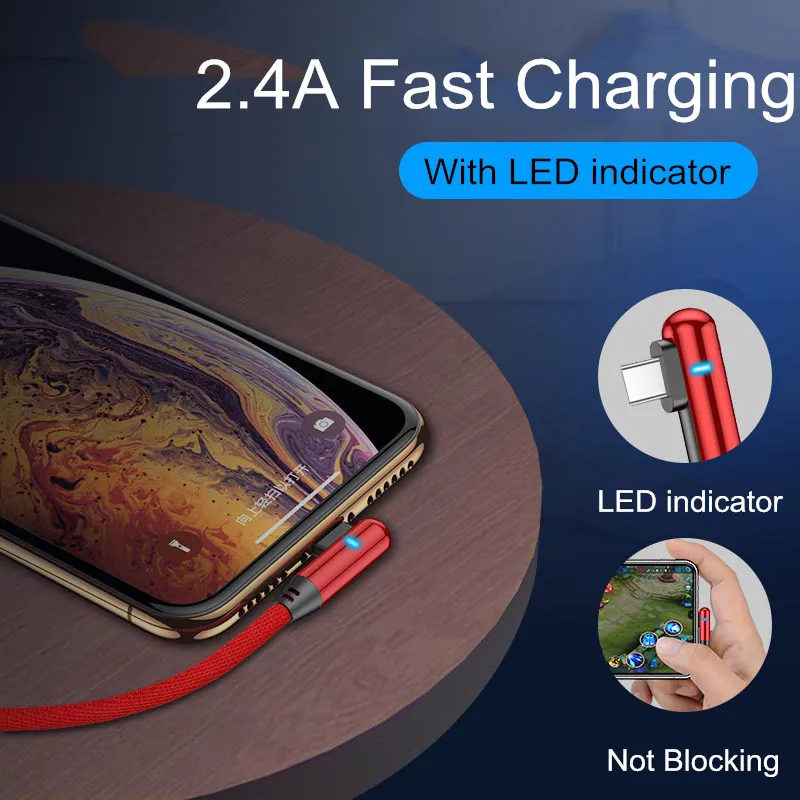Кабель Micro USB Vanniso 90 градусов кабель MicroUSB 1 м 2 м для samsung S7 S6 2,4 А Быстрая зарядка для huawei Xiaomi Tablet кабели для передачи данных