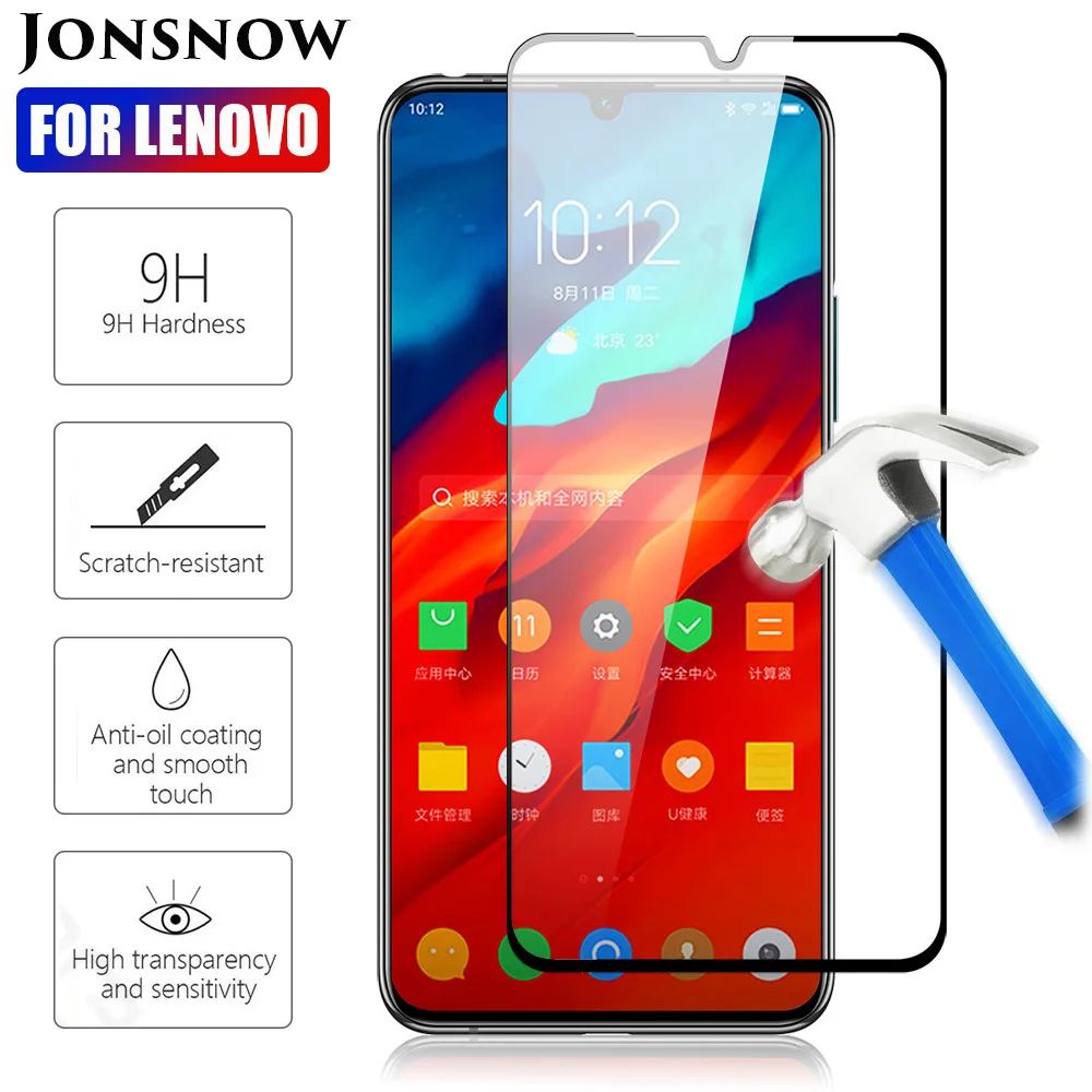 Закаленное стекло JONSNOW для Lenovo A5 L18011 K5 Pro полная защита экрана Z6 L78051 Lite защитное