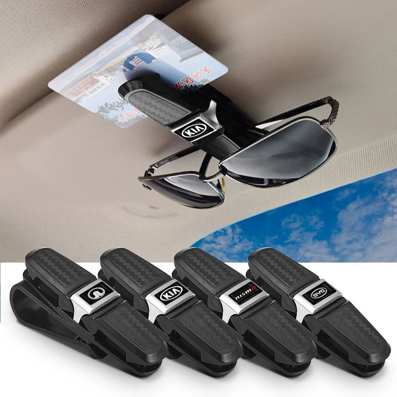 Автомобильный козырек для очков солнцезащитный зажим билета держатель Mercedes benz A B